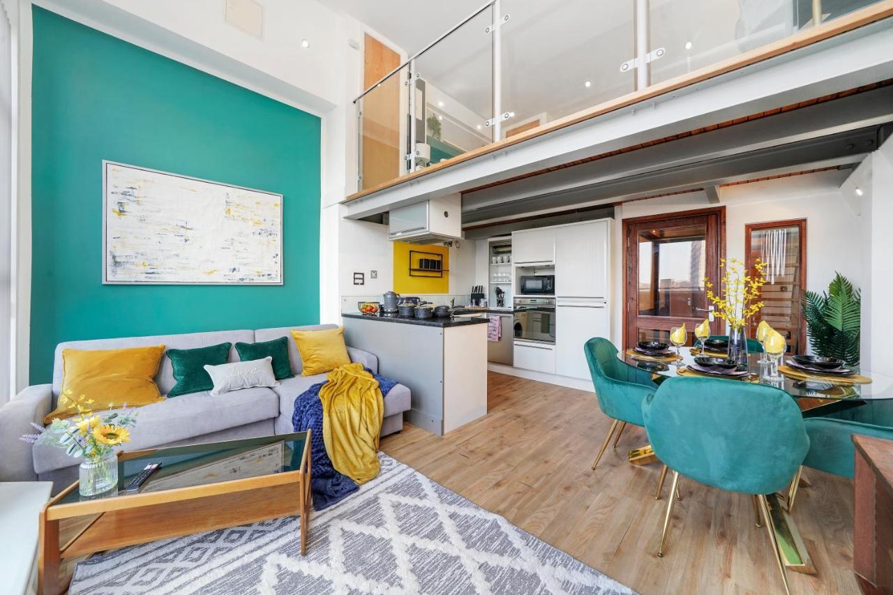 Stunning Duplex Of Central Nottingham - Balcony エクステリア 写真